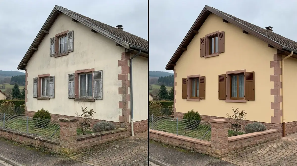 Peinture de façade · Vosges