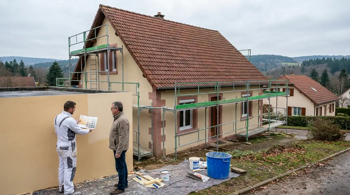 Choisir la couleur de sa façade : réglementation et conseils (Vosges)