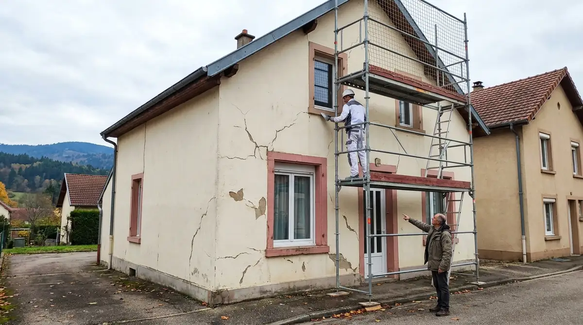 Fissures de façade : quand faut-il s'inquiéter ? (Vosges)