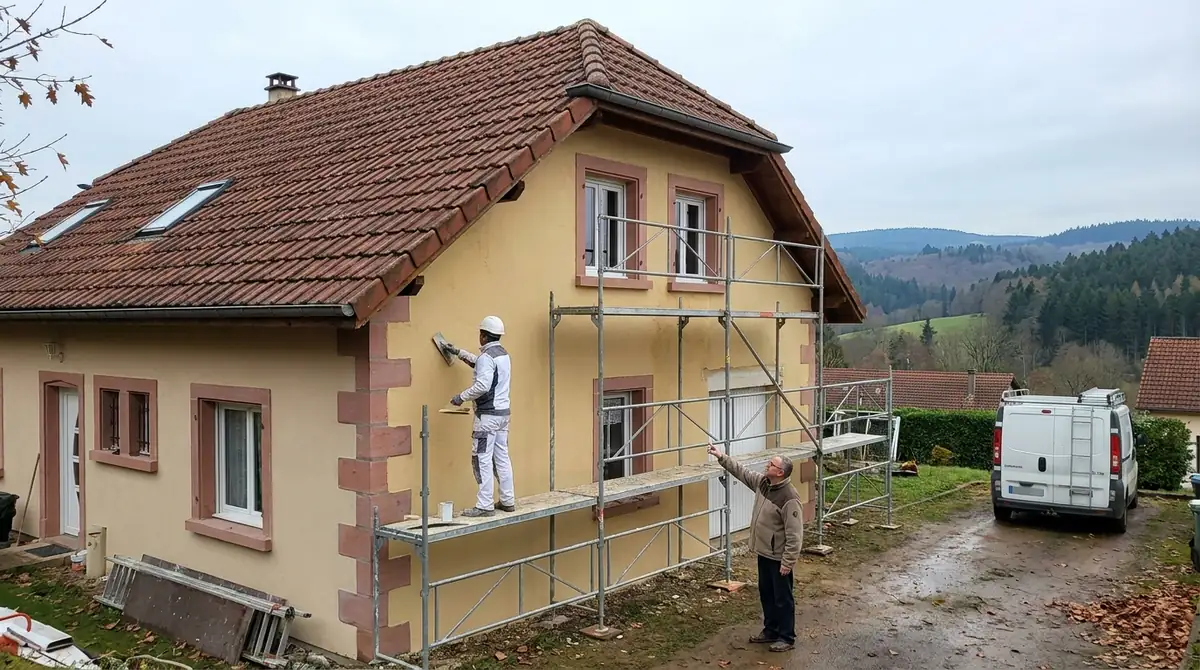 Prix du crépi de façade au mètre carré dans les Vosges