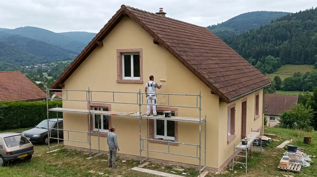 Prix de la peinture intérieure au m² : ce qui fait varier le devis (Vosges)