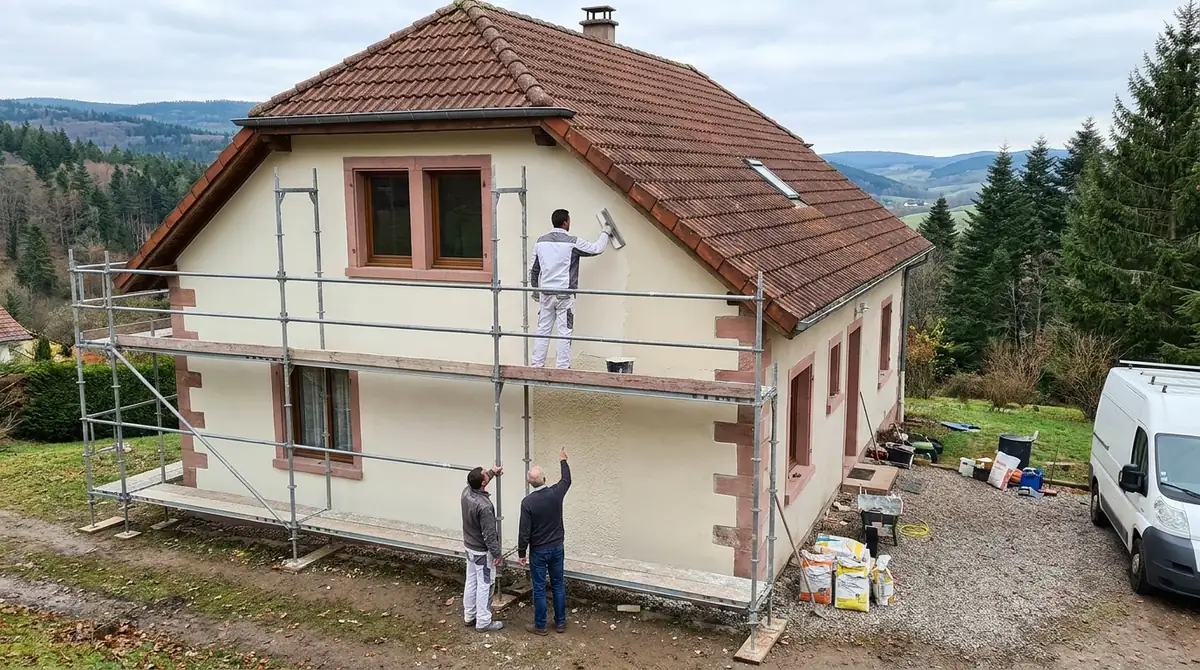Quel enduit choisir pour sa façade : monocouche, gratté, taloché ? (Vosges)