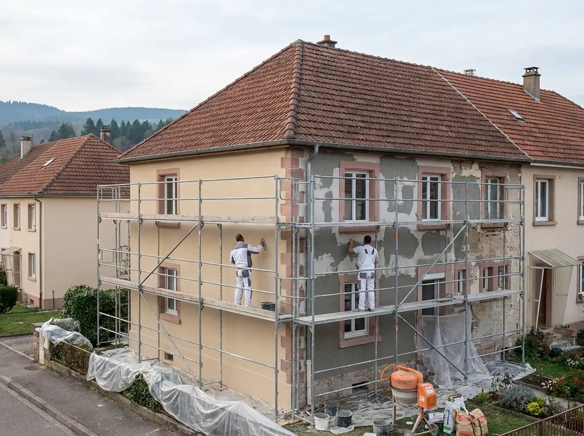 Ravalement de façade Charmes