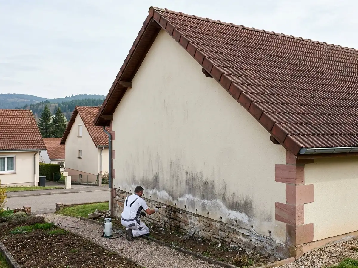 Traitement de l'humidité des murs Cornimont